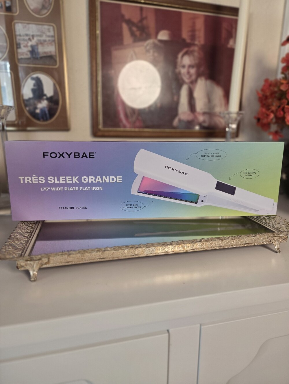 FoxyBae Tres Sleek Grande Wide Plate Flat Iron